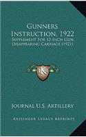 Gunners Instruction, 1922