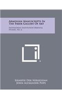 Armenian Manuscripts In The Freer Gallery Of Art