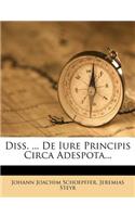 Diss. ... de Iure Principis Circa Adespota...