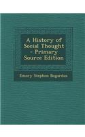 A History of Social Thought