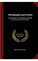 Photographs and Letters