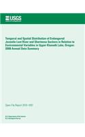 Temporal and Spatial Distribution of Endangered Juvenile Lost River and Shortnose Suckers in Relation to Environmental Variables in Upper Klamath Lake, Oregon: 2008 Annual Data Summary