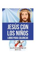 Jesús Con Los Niños Libro Para Colorear