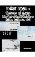 Print Book 1 Mantras of Light Power Words on Beautiful Beach Escapes Malibu California USA