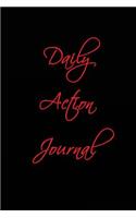Daily Action Journal: Lined Notebook Journal To Write In