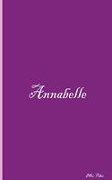 Annabelle - Personalized Notebook