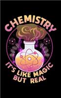 Chemistry It's Like Magic But Real: Funny Chemistry It's Like Magic But Real Science 2020 Pocket Sized Weekly Planner & Gratitude Journal (53 Pages, 5" x 8") - Blank Sections For Notes