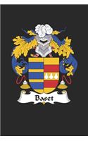 Baset: Baset Coat of Arms and Family Crest Notebook Journal (6 x 9 - 100 pages)