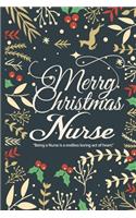 Christmas Notebook for Nurse