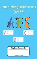 Letter Tracing Books for Kids Ages 5-6