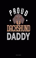 Proud Dachshund Daddy: Menu Planner(1089 Menu Planner)