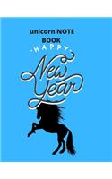 notebook gift unicorn: happy new year: Unicorn Journal and notebook gift: Journal and Notebook for Girls - Composition Size (8.5"x11") With Lined and Blank Pages, Perfect 