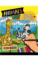 Animals Color by Number for Kids
