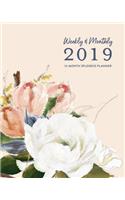 Weekly & Monthly 2019 12-Month Splendid Planner