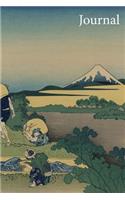 Journal: Mt. Fuji. Watermill at Onden: Timeless Ukiyoe Notebook / Writing Journal - Glossy Japanese Woodblock Print: Classic EDO Era Ukiyoe Art by Hokusai Ka