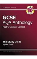 GCSE Anthology AQA Poetry Study Guide (Conflict) Higher (A*-G course)