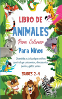 Libro de animales para colorear para ninos