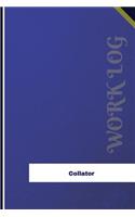 Collator Work Log: Work Journal, Work Diary, Log - 126 pages, 6 x 9 inches(Orange Logs/Work Log)