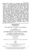 Legislative hearing to consider the following items