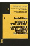 Concepts of «Spirit» and «Demon»