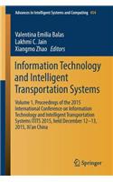 Information Technology and Intelligent Transportation Systems