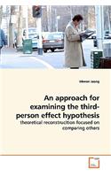 approach for examining the third-person effect hypothesis