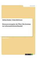 Ressourcenregime der Ware Bio-Gemüse im Lebensmitteleinzelhandel