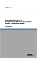Internationalisierung von Familienunternehmen am Beispiel Hipp und der Tengelmann Gruppe: (German)
