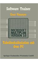 Tabellenkalkulation Mit Microsoft Multiplan 3.0 Auf Dem PC