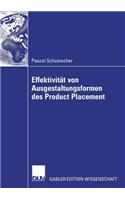 Effektivität Von Ausgestaltungsformenen Des Product Placement