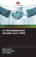 développement durable avec l'ESG