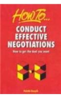 Conduct Effective Negotiations