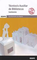 Cuestionarios Tecnico-a Auxiliar Bibliotecas Ayuntamiento de Madrid (Grupo II)