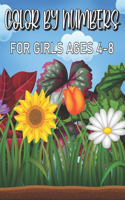 Color By Numbers For Girls Ages 4-8