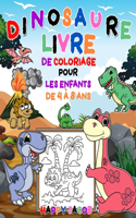 Dinosaure Livre de Coloriage Pour les Enfants de 4 à 8 Ans