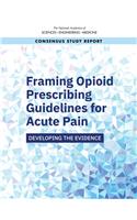 Framing Opioid Prescribing Guidelines for Acute Pain