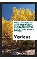 PUBLIC AND LOCAL ACTS OF THE LEGISLATURE