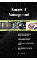 Remote IT Management A Complete Guide - 2020 Edition