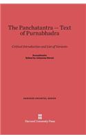 Panchatantra-Text of Purnabhadra