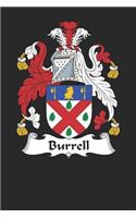 Burrell: Burrell Coat of Arms and Family Crest Notebook Journal (6 x 9 - 100 pages)