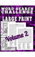 Word Search Challenge Large Print