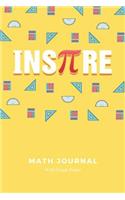 Inspire Math Notebook Journal with Graph Paper