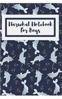 Narwhal Notebook For Boys