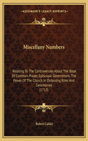 Miscellany Numbers
