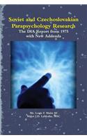 Soviet and Czechoslovakian Parapsychology Research