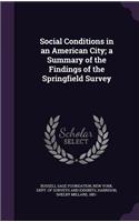 Social Conditions in an American City; A Summary of the Findings of the Springfield Survey
