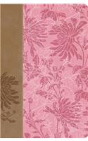 Woman's Study Bible-NIV-Signature: New International Version, Pink / Cafe au Lait Leathersoft