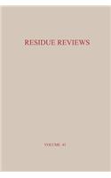 Residue Reviews