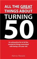 Novelty Blank Book - All The Great Things About Turning 50