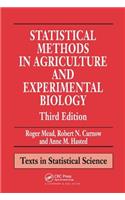 Statistical Methods in Agriculture and Experimental Biology